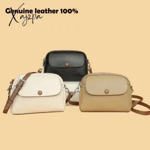 100% Genuine Leather Bag Luxury Women Bag High Quality Shoulder Bags Designer Female Crossbody Bags Fashion Cow Leather Handbags