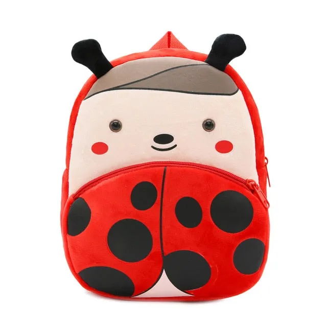 2020 3D Cartoon Plush Children Backpacks kindergarten Schoolbag