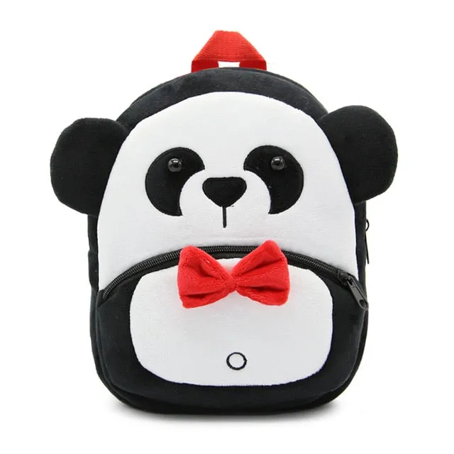 2020 3D Cartoon Plush Children Backpacks kindergarten Schoolbag