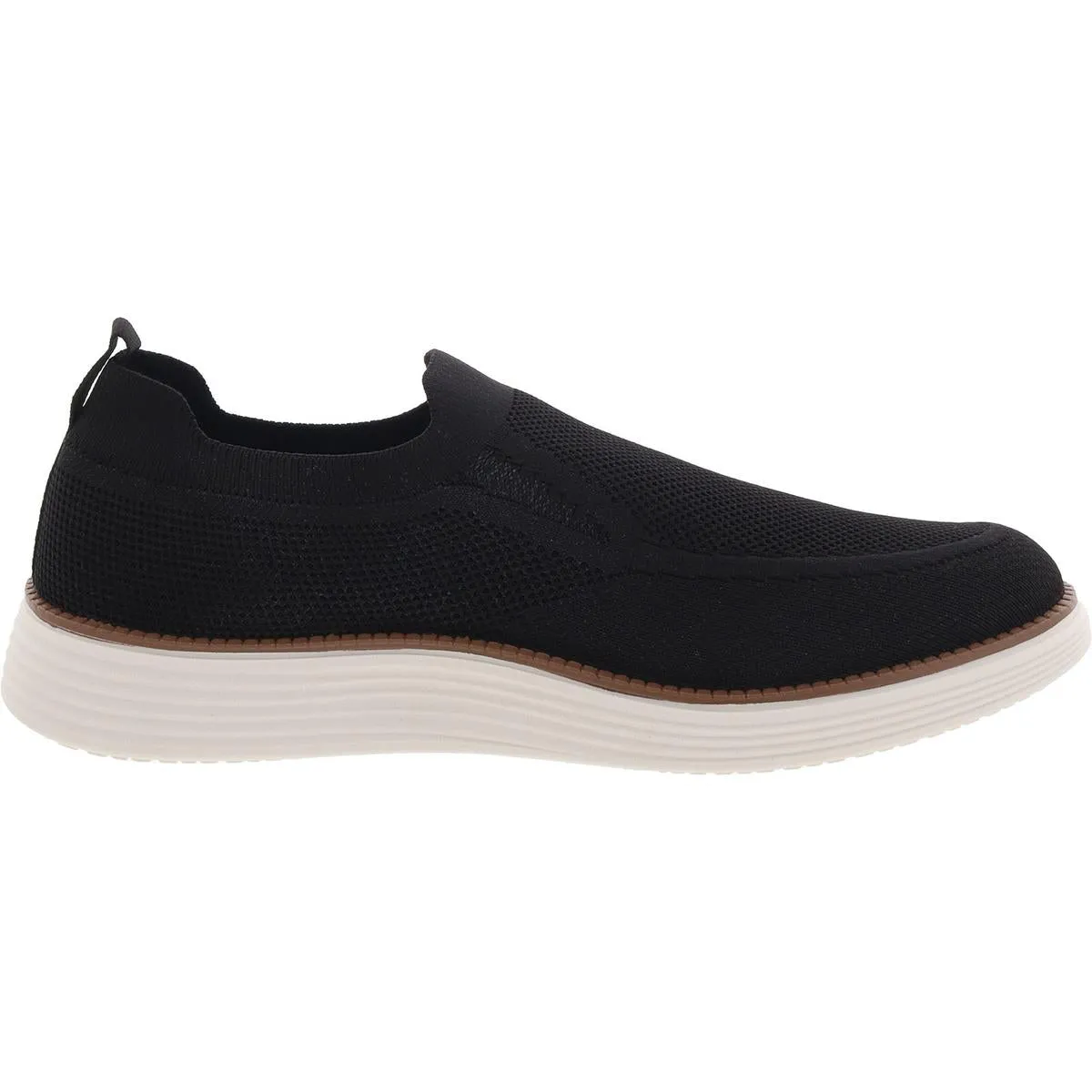 Akademiks Mens Olney Knit Laceless Slip-on Shoes