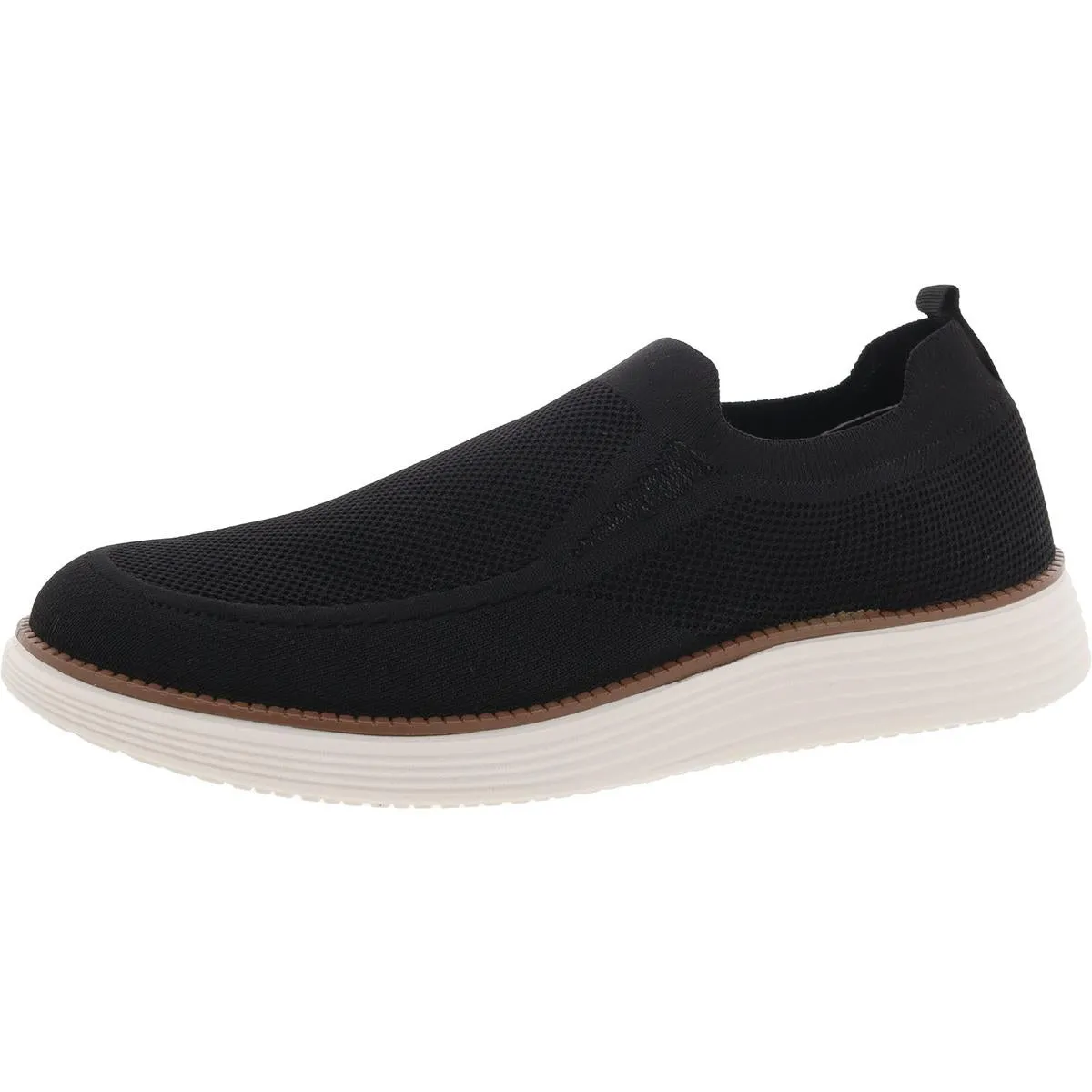 Akademiks Mens Olney Knit Laceless Slip-on Shoes