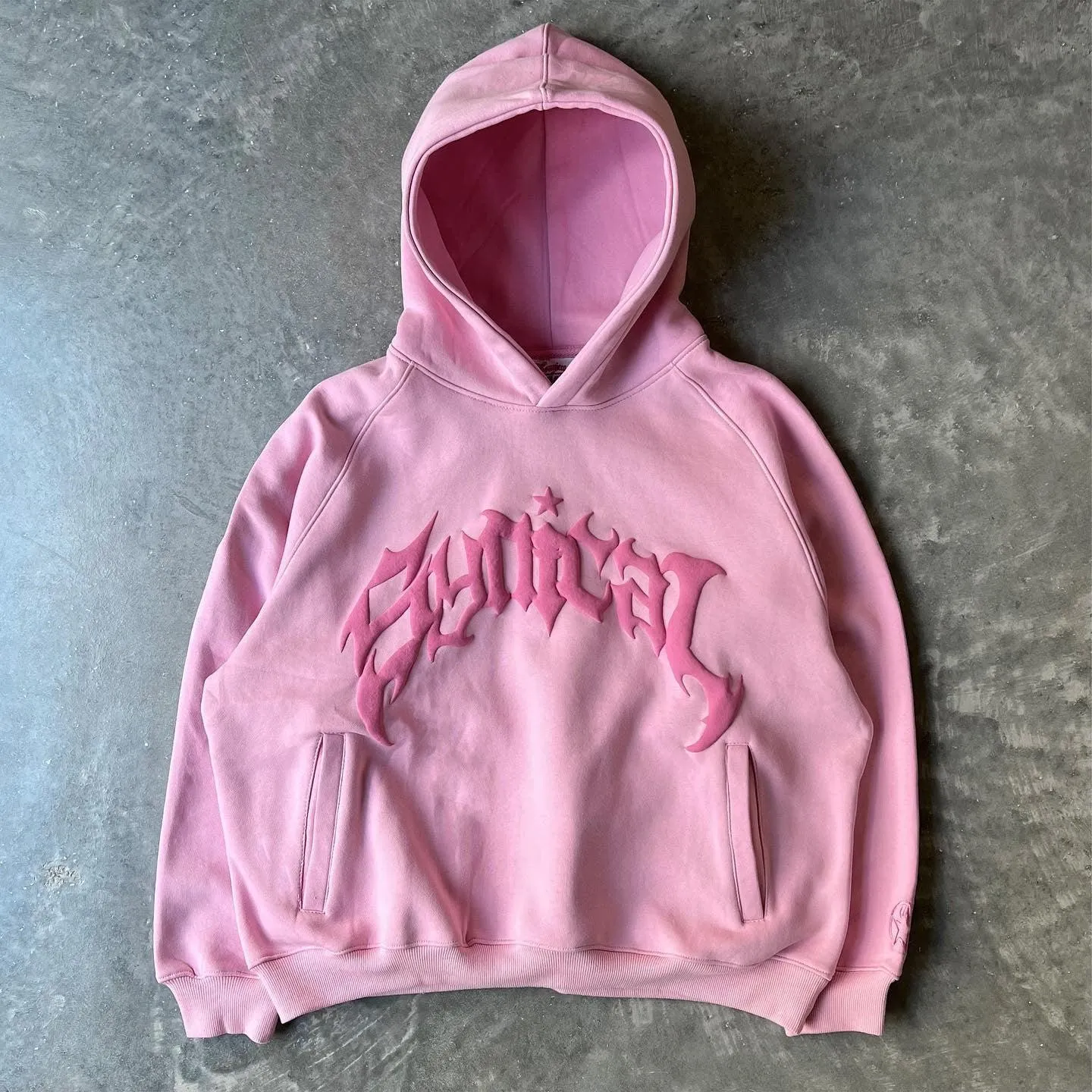 American-style Vintage Zipper Sweater Gothic Letter XINGX Printed Hoodie Trendy Casual Jacket