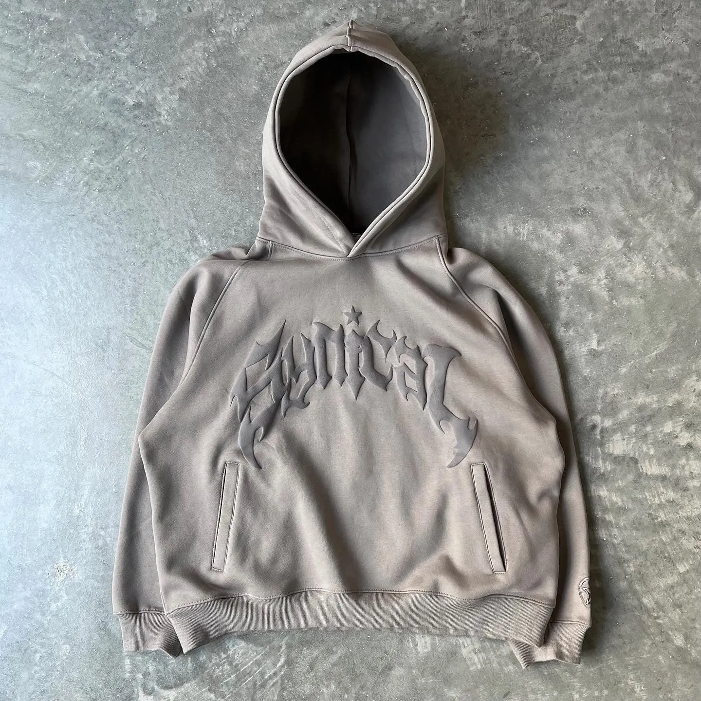 American-style Vintage Zipper Sweater Gothic Letter XINGX Printed Hoodie Trendy Casual Jacket