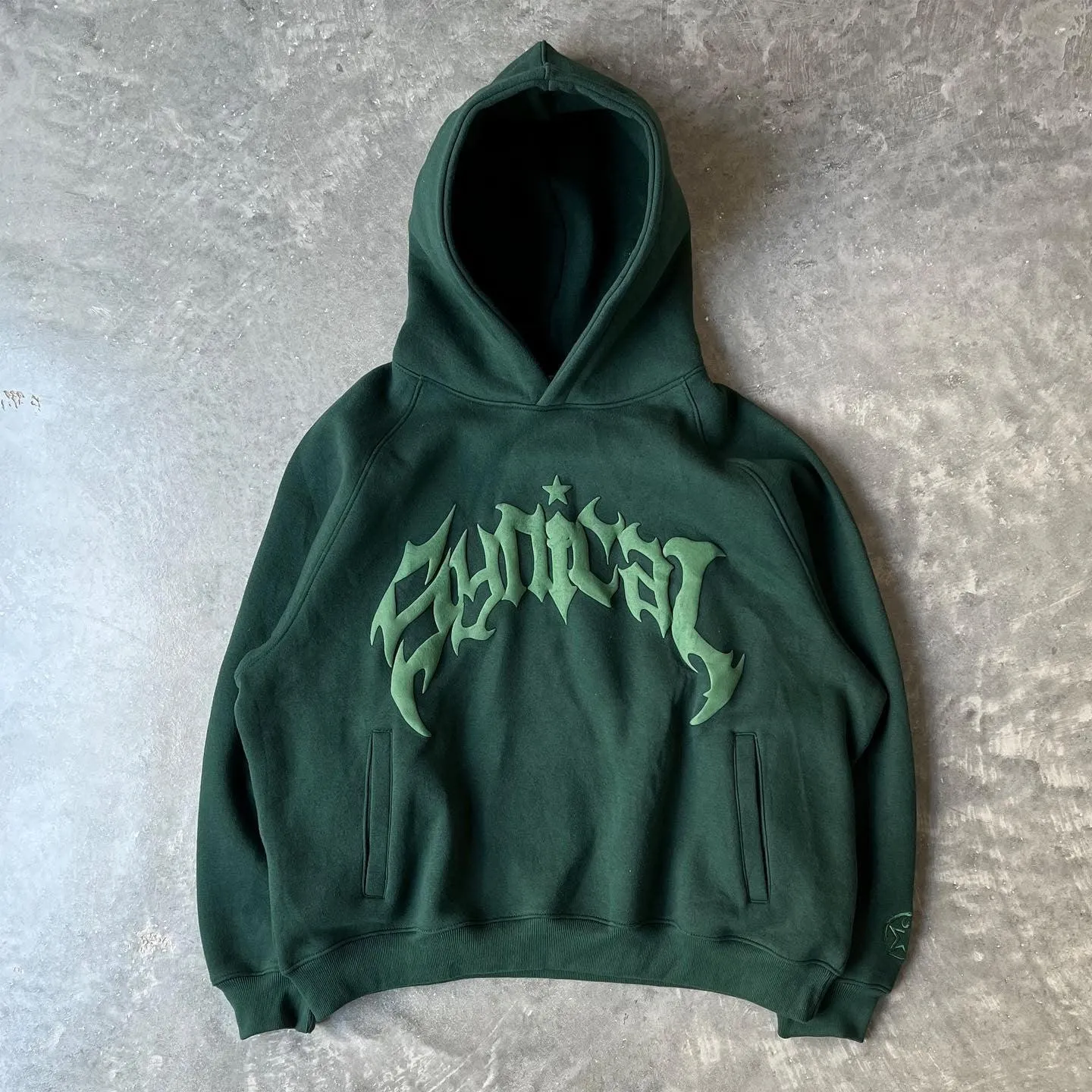 American-style Vintage Zipper Sweater Gothic Letter XINGX Printed Hoodie Trendy Casual Jacket