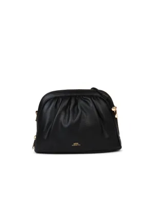 A.P.C. Small 'Ninon' Black Eco Lear Crossbody Bag