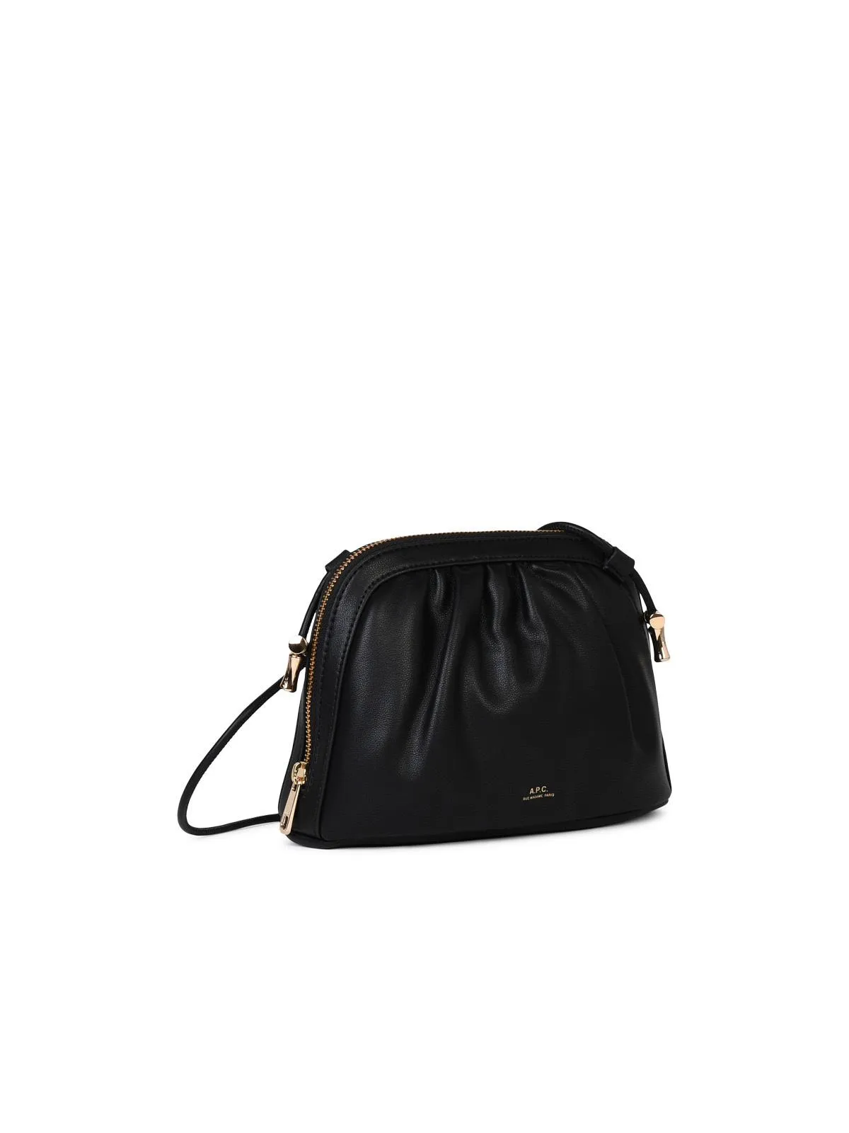 A.P.C. Small 'Ninon' Black Eco Lear Crossbody Bag