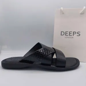 ARTHUR MENS CASUAL GENUINE LEATHER SLIP ON SLIDER SUMMER BEACH WEAR SANDALS