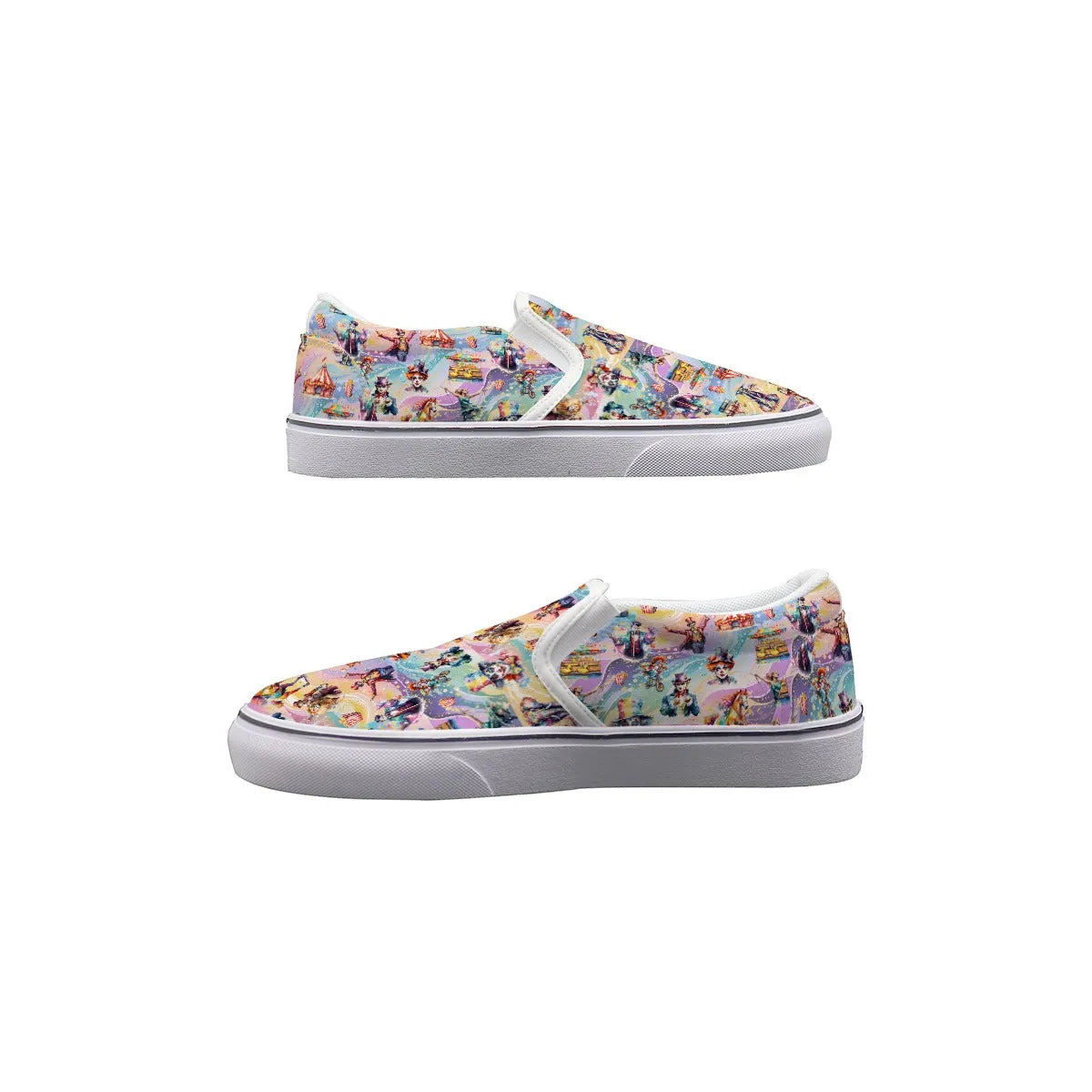Awesome Designs, Men's Slip On Sneakers, dragons, zombies & More
