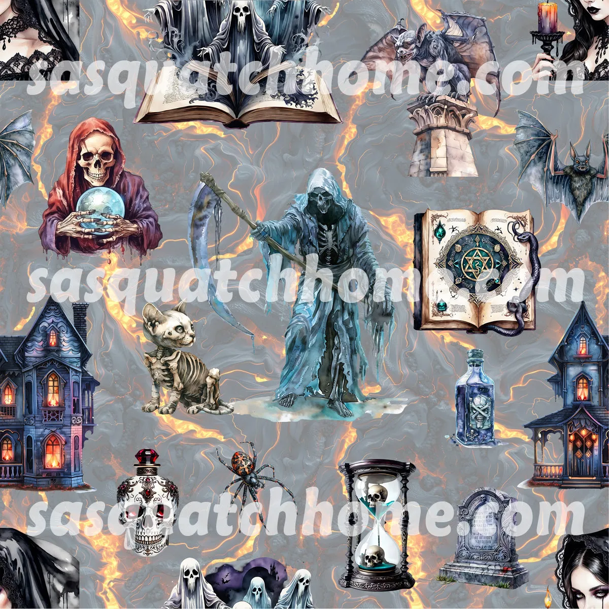 Awesome Designs, Men's Slip On Sneakers, dragons, zombies & More