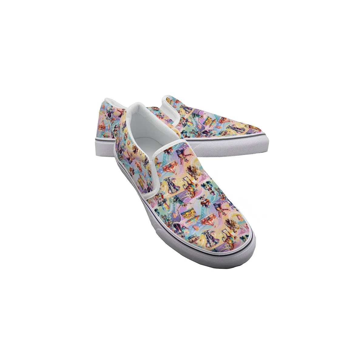 Awesome Designs, Men's Slip On Sneakers, dragons, zombies & More