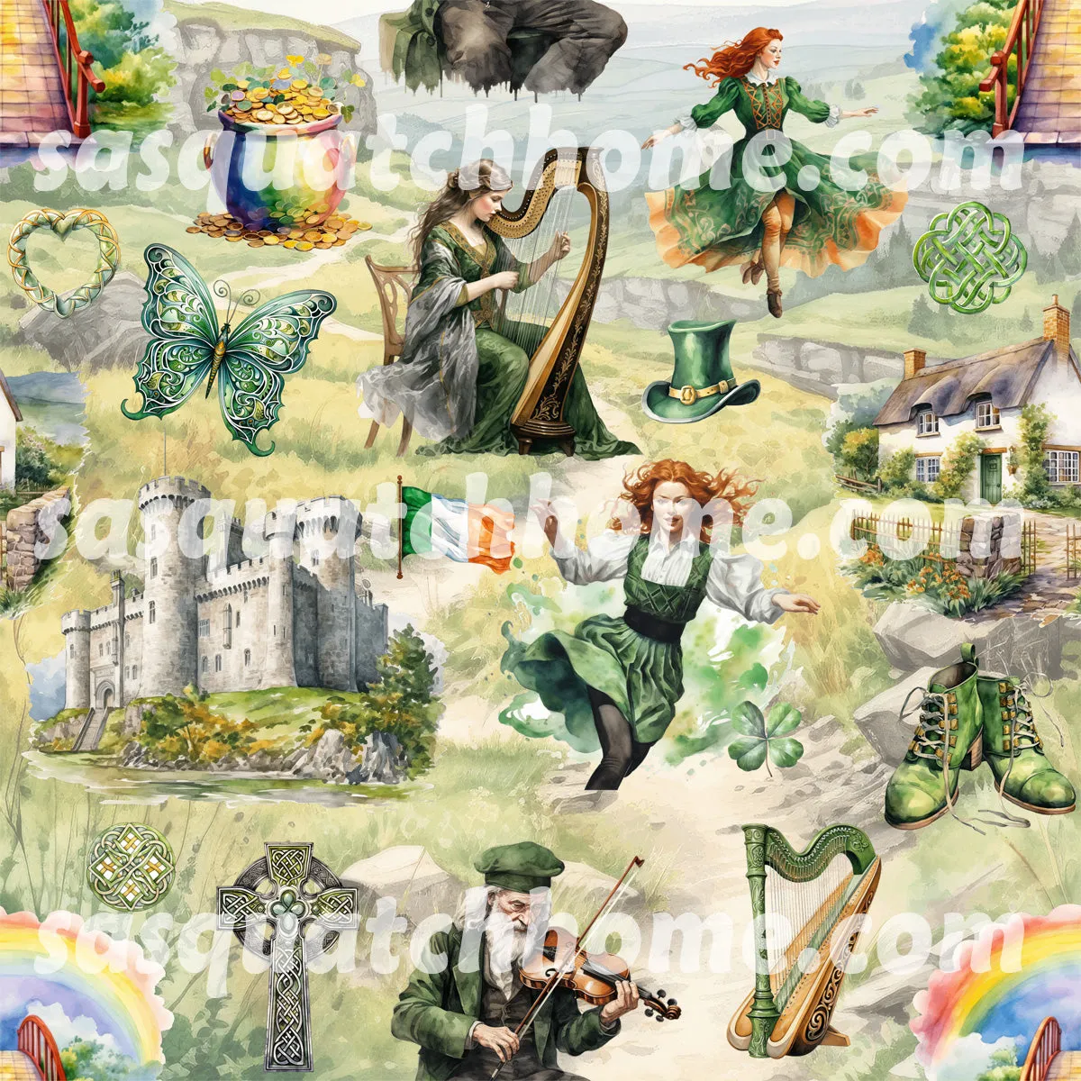 Awesome Designs, Men's Slip On Sneakers, dragons, zombies & More