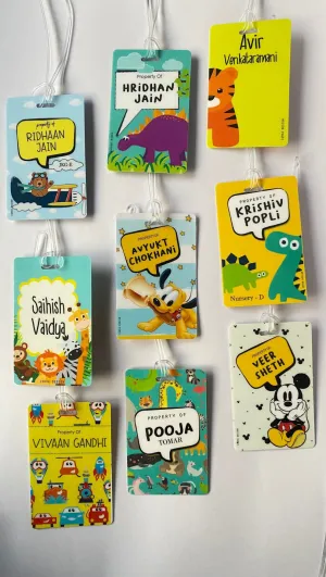 Bag Tags for Boys (Set of 2)