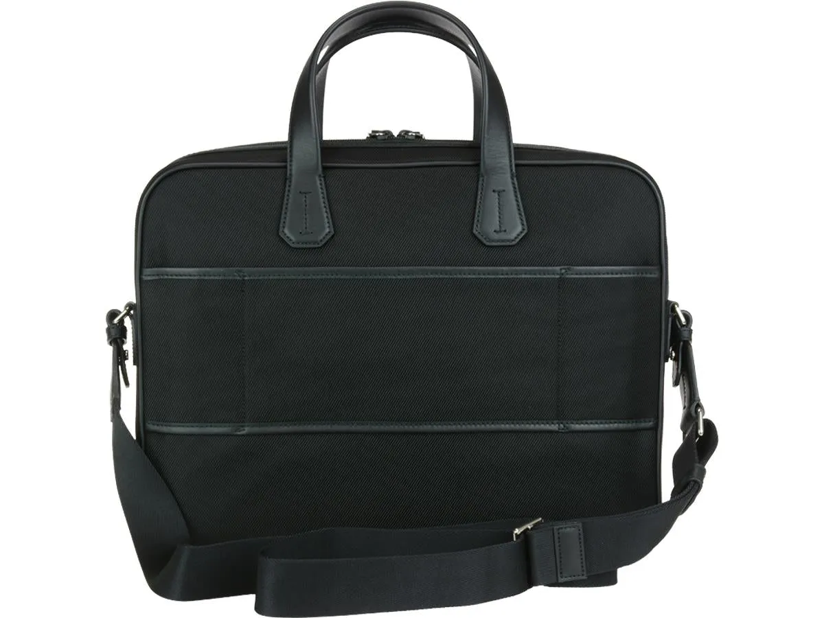 Bally Logo Plaque Stripe Detailed Laptop Bag