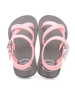 Banana Peel Slippers for Toddlers Hello Kitty Touch of Pink - Anchor Gray