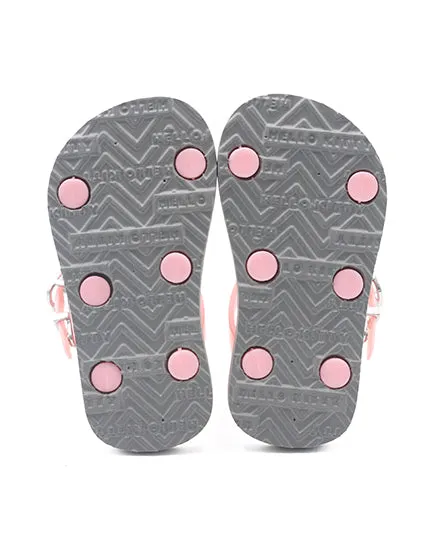 Banana Peel Slippers for Toddlers Hello Kitty Touch of Pink - Anchor Gray