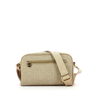 Borbonese - Small Jet Sand Camera Bag made of Recycled Nylon - 934115I15 - SABBIA