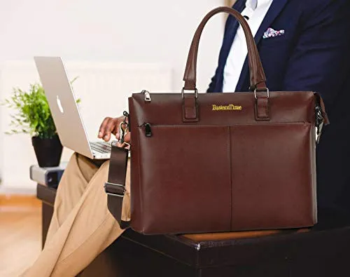 Briefcases for Men,15.6 inch Laptop Bag,Work Business Travel Computer Bag with Multi Pockets for