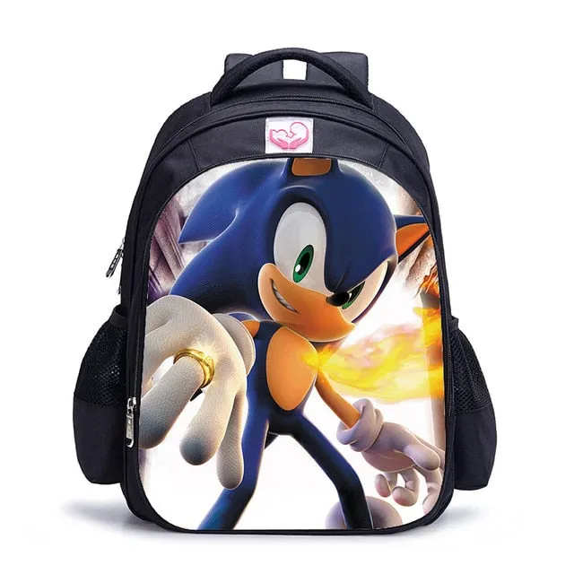Cartoon Game Book Backpack Daily School Kids Backpacks