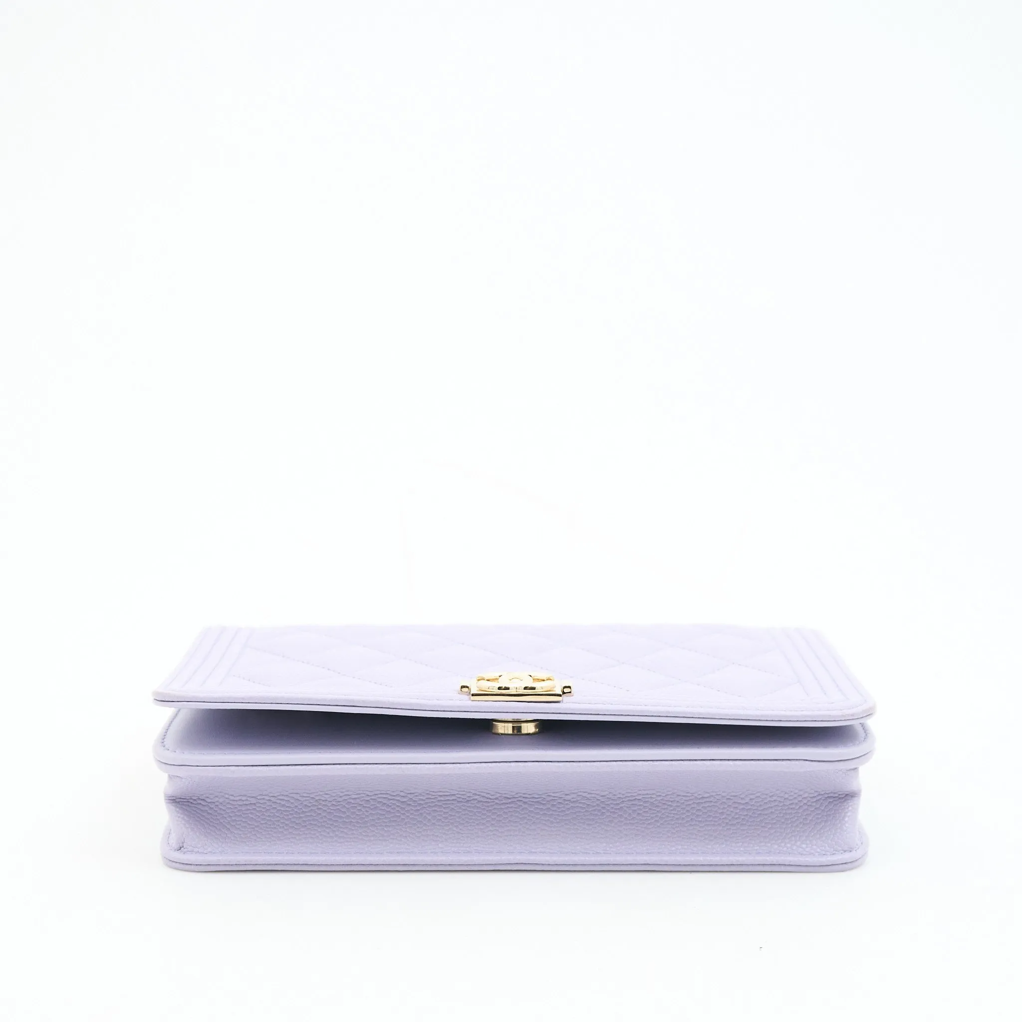 Chanel Boy Lilac WOC LGHW