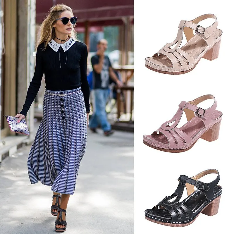 Cilool Women High Heels  Casual Sandals