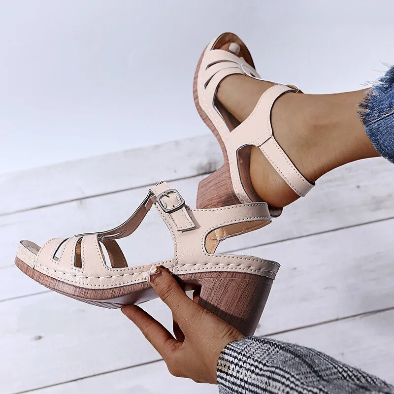Cilool Women High Heels  Casual Sandals