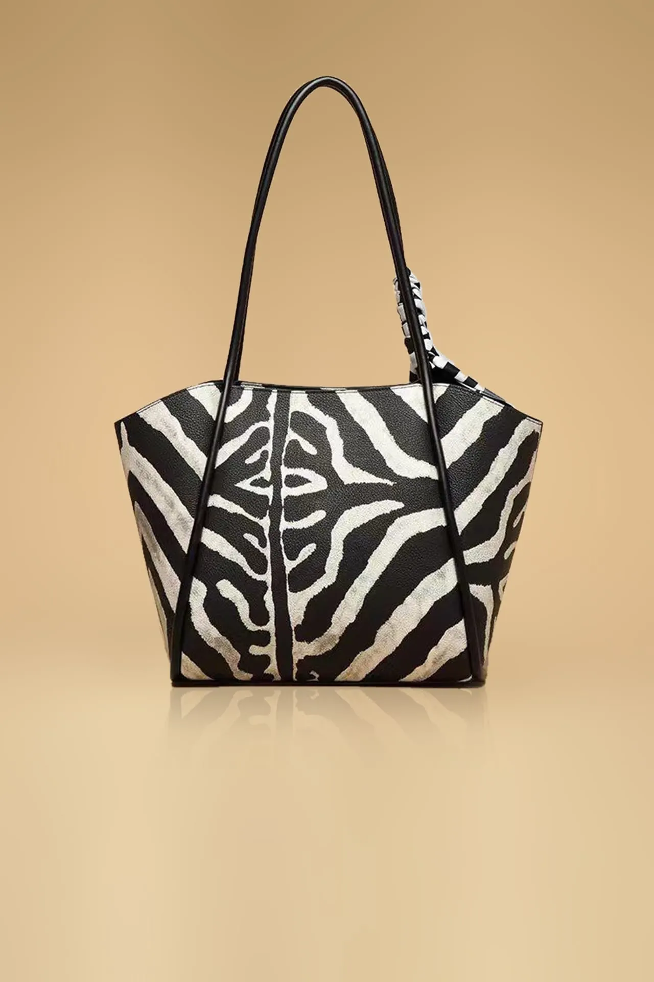 Classic Zebra Printed Handbag
