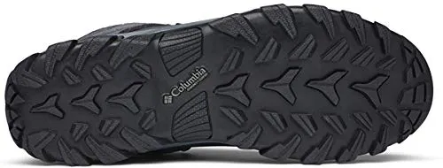 Columbia Men's Newton Ridge Plus II Suede Waterproof Boot, Breathable with High-Traction Grip, shark/black,9