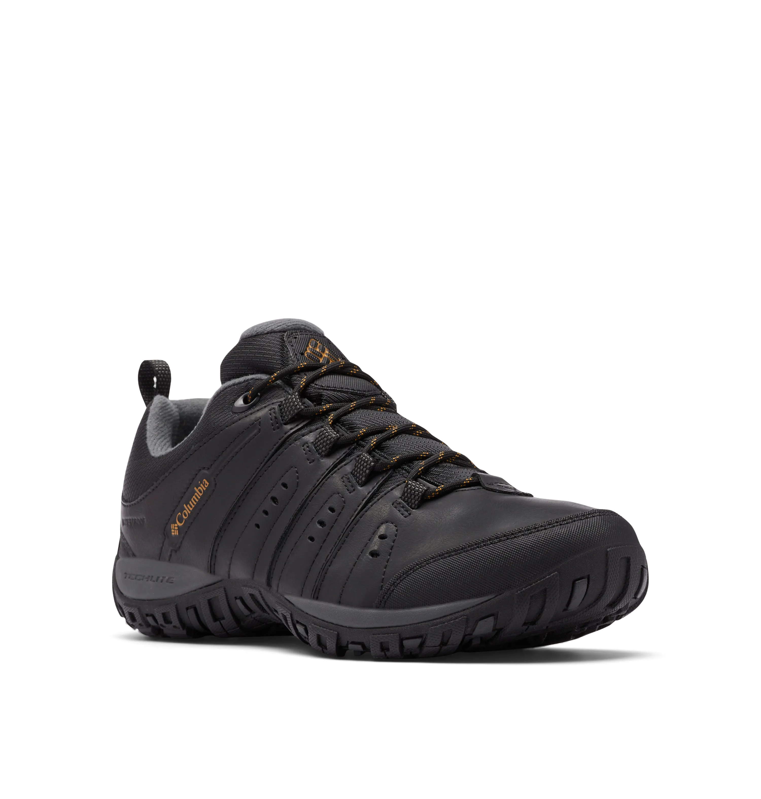 Columbia Men's Woodburn II Waterproof Trail Shoes (Black/Caramel)