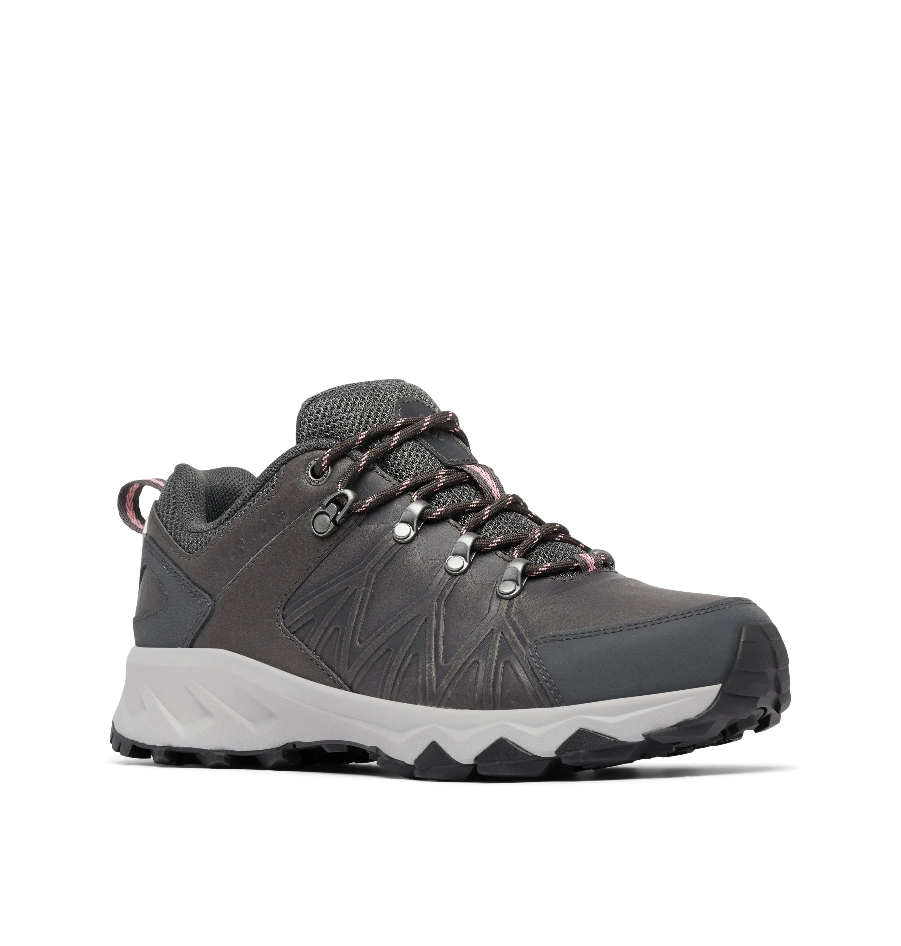 Columbia Women's Peakfreak II Outdry Leather Trail Shoes (Ti Grey Steel/Salmon Rose)