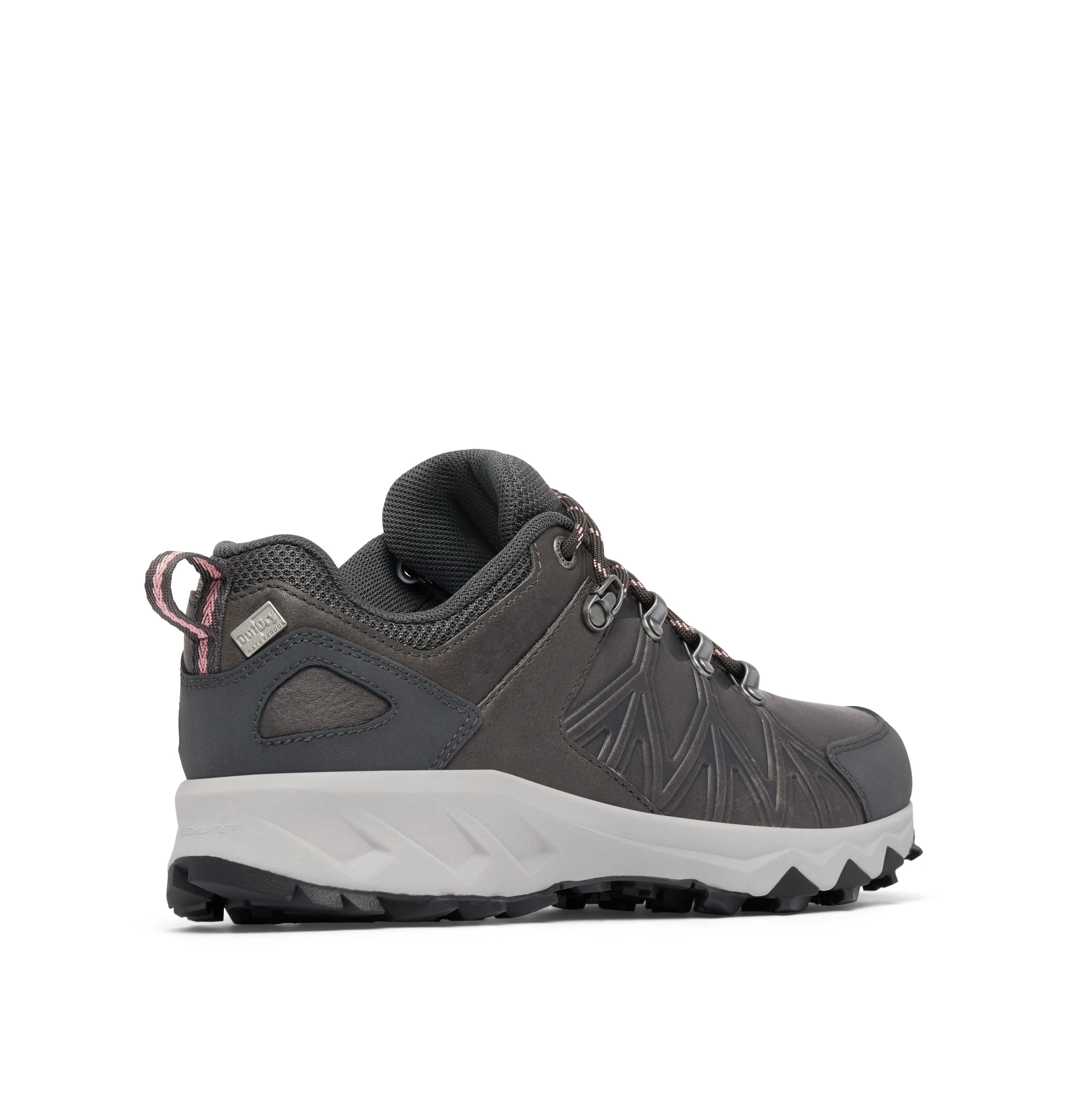 Columbia Women's Peakfreak II Outdry Leather Trail Shoes (Ti Grey Steel/Salmon Rose)