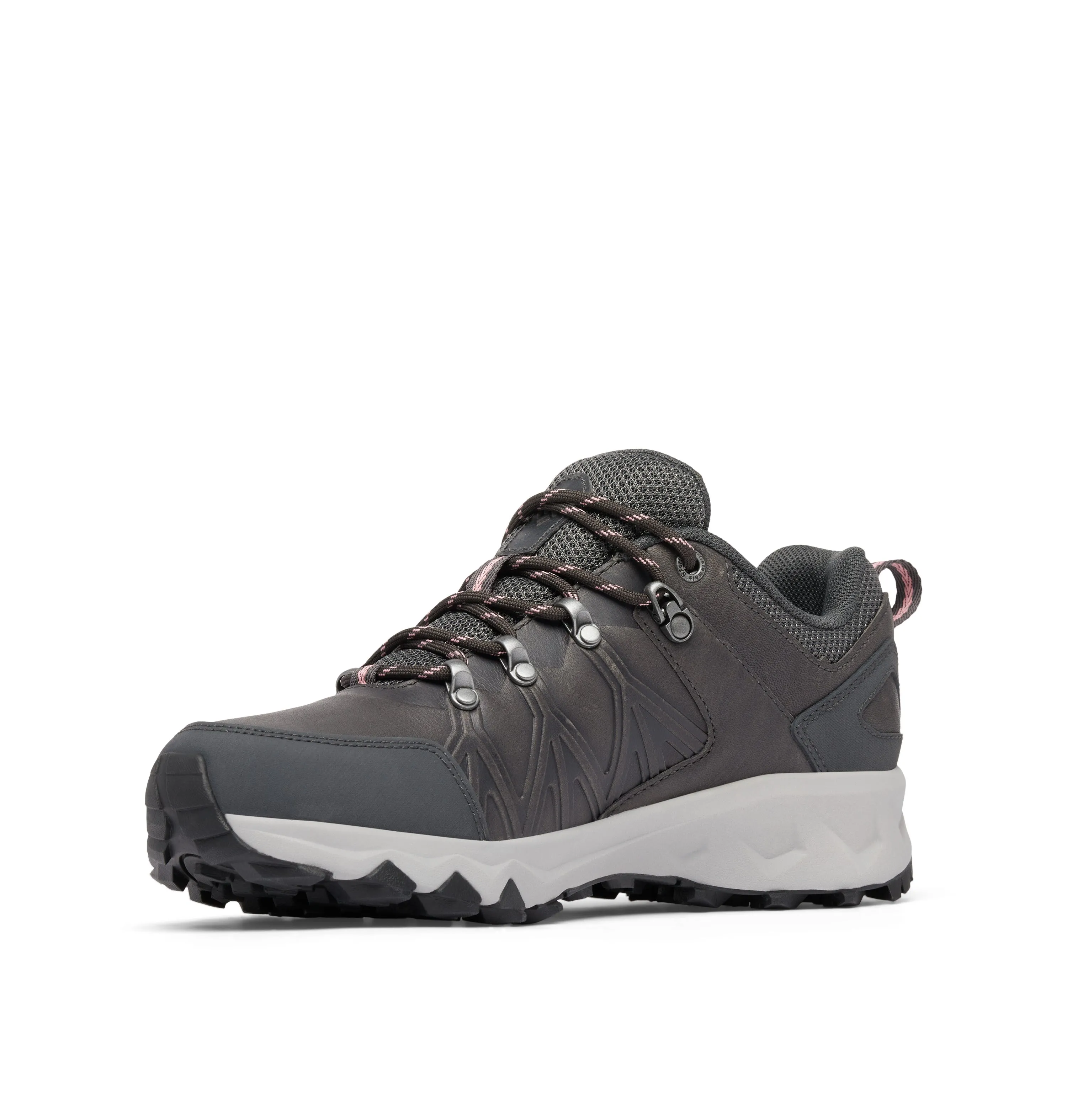 Columbia Women's Peakfreak II Outdry Leather Trail Shoes (Ti Grey Steel/Salmon Rose)