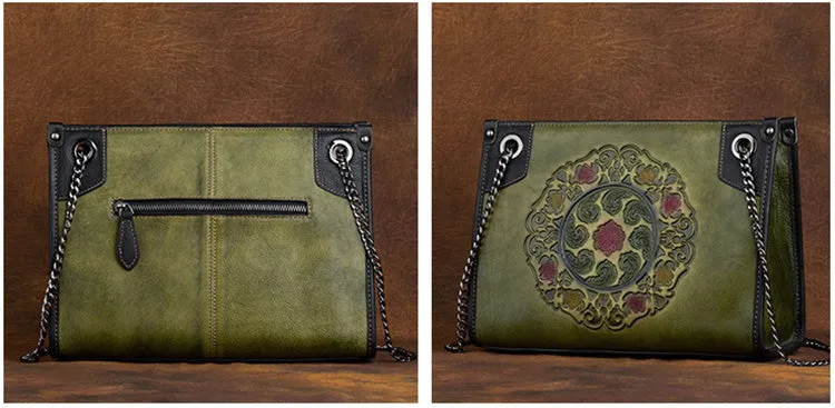 Cool Womens Genuine Leather Shoulder Bags Leather Tote Bags For Women
