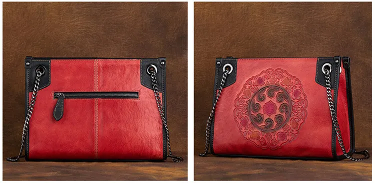 Cool Womens Genuine Leather Shoulder Bags Leather Tote Bags For Women