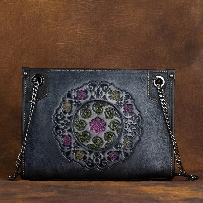 Cool Womens Genuine Leather Shoulder Bags Leather Tote Bags For Women