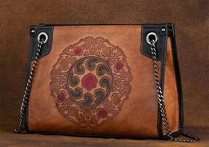 Cool Womens Genuine Leather Shoulder Bags Leather Tote Bags For Women