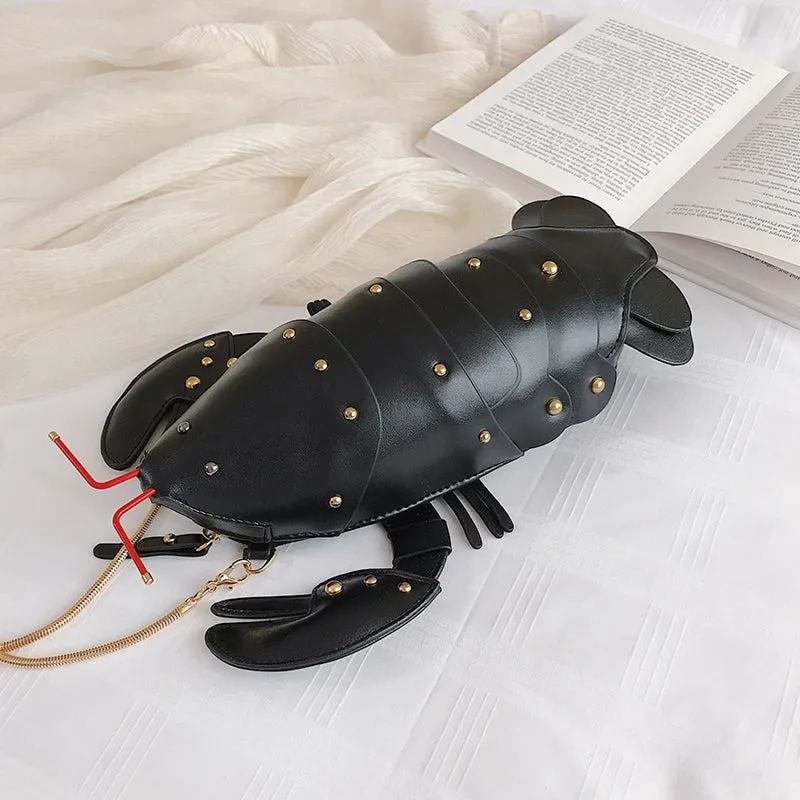 Crayfish Cute Cartoon Small Bag: Women's New Fashion Messenger Bag, Korean Style - Hot Sale! Perfect for Girls' Disco Parties. Shop Now!