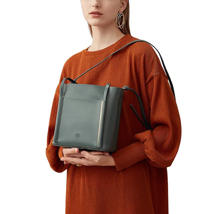Cute Women's Leather Shoulder Tote Bags Small Crossbody Tote Purse for Women