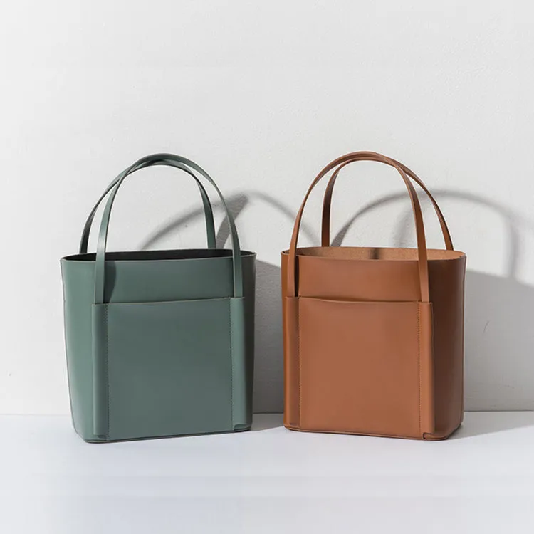 Cute Women's Leather Shoulder Tote Bags Small Crossbody Tote Purse for Women