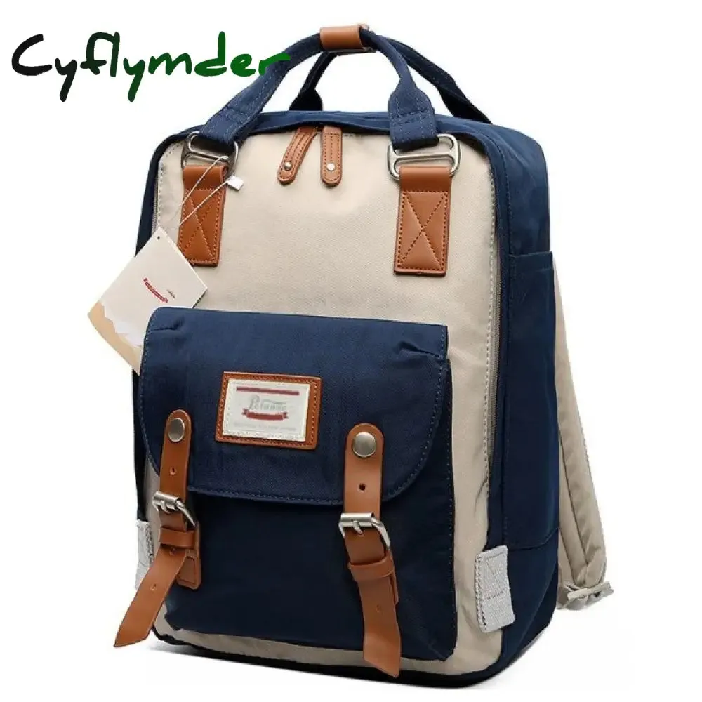 Cyflymder Fashion Women Backpack 14 Inch Laptop Waterproof Rucksack High Quality School Bags for Teen Girls Travel Bagpack Mochilas