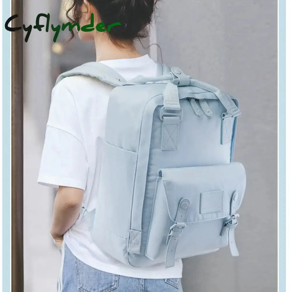 Cyflymder Fashion Women Backpack 14 Inch Laptop Waterproof Rucksack High Quality School Bags for Teen Girls Travel Bagpack Mochilas