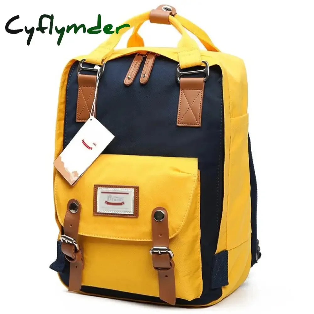 Cyflymder Fashion Women Backpack 14 Inch Laptop Waterproof Rucksack High Quality School Bags for Teen Girls Travel Bagpack Mochilas