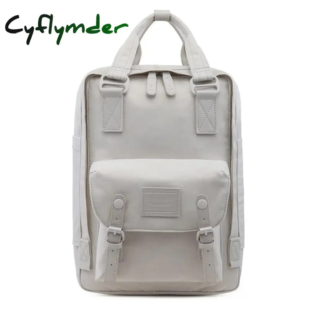 Cyflymder Fashion Women Backpack 14 Inch Laptop Waterproof Rucksack High Quality School Bags for Teen Girls Travel Bagpack Mochilas