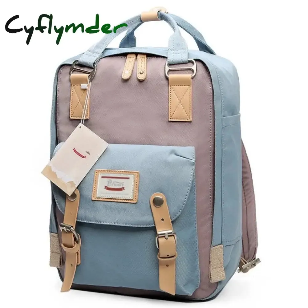 Cyflymder Fashion Women Backpack 14 Inch Laptop Waterproof Rucksack High Quality School Bags for Teen Girls Travel Bagpack Mochilas
