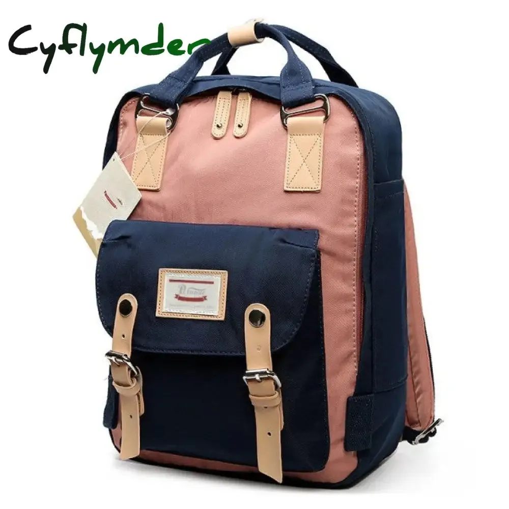 Cyflymder Fashion Women Backpack 14 Inch Laptop Waterproof Rucksack High Quality School Bags for Teen Girls Travel Bagpack Mochilas