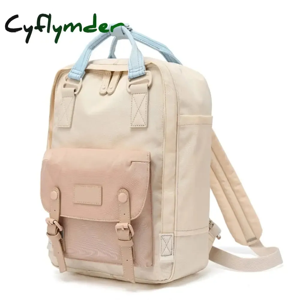 Cyflymder Fashion Women Backpack 14 Inch Laptop Waterproof Rucksack High Quality School Bags for Teen Girls Travel Bagpack Mochilas