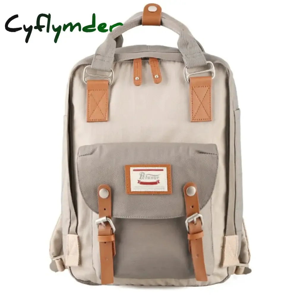 Cyflymder Fashion Women Backpack 14 Inch Laptop Waterproof Rucksack High Quality School Bags for Teen Girls Travel Bagpack Mochilas