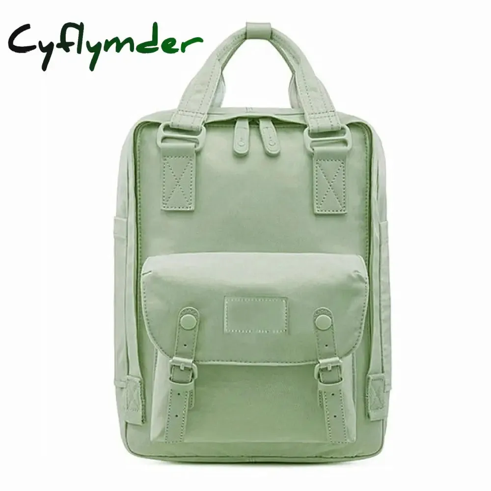 Cyflymder Fashion Women Backpack 14 Inch Laptop Waterproof Rucksack High Quality School Bags for Teen Girls Travel Bagpack Mochilas