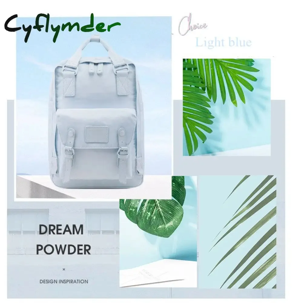 Cyflymder Fashion Women Backpack 14 Inch Laptop Waterproof Rucksack High Quality School Bags for Teen Girls Travel Bagpack Mochilas