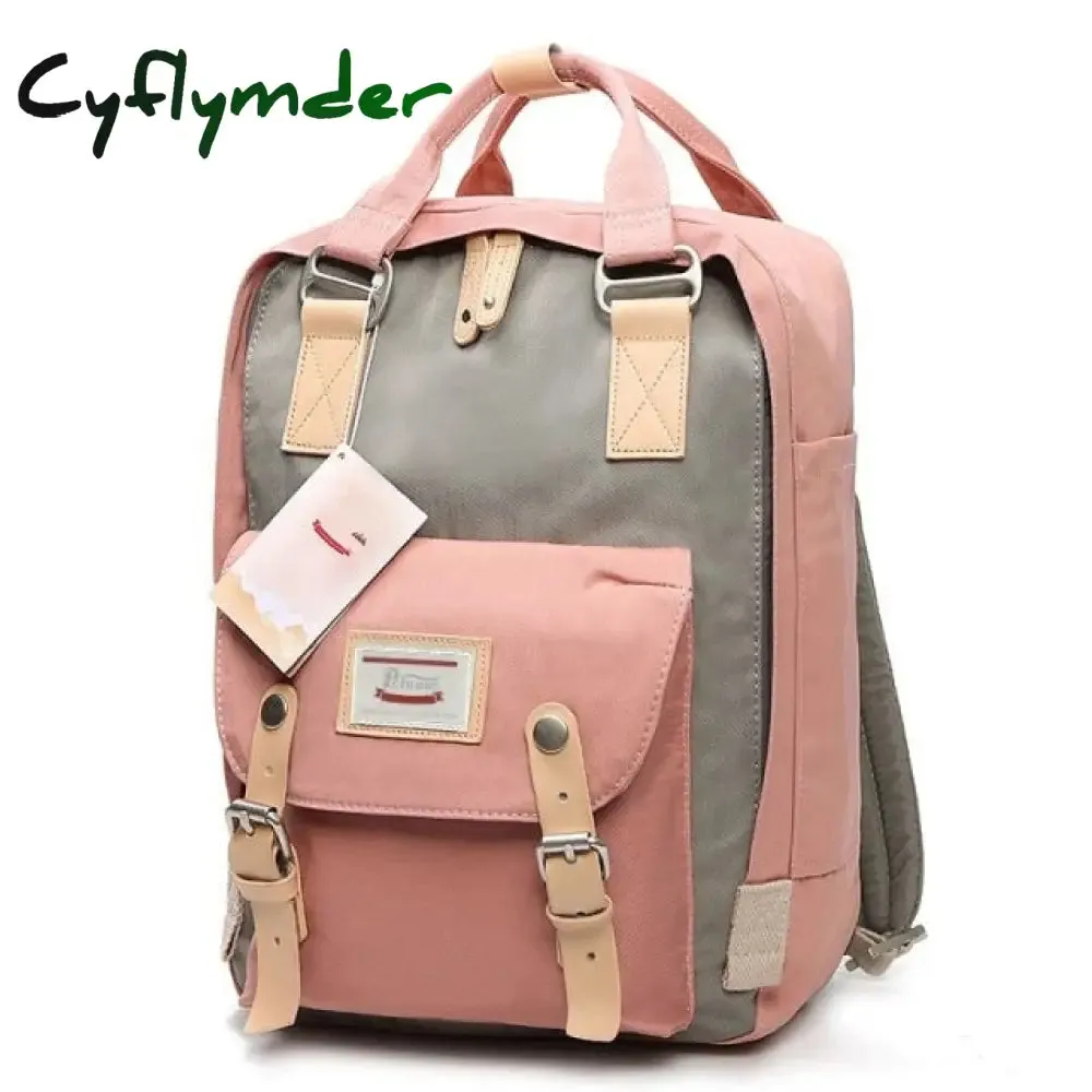 Cyflymder Fashion Women Backpack 14 Inch Laptop Waterproof Rucksack High Quality School Bags for Teen Girls Travel Bagpack Mochilas