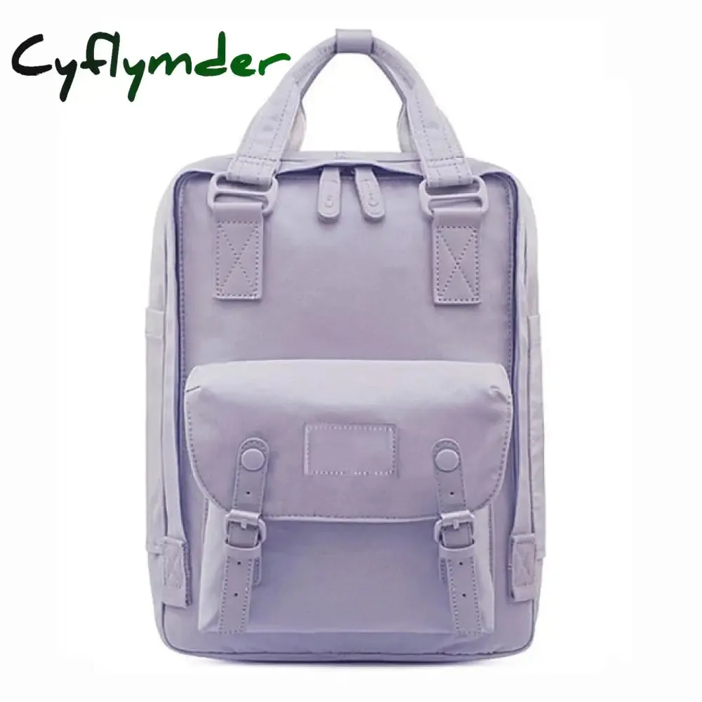 Cyflymder Fashion Women Backpack 14 Inch Laptop Waterproof Rucksack High Quality School Bags for Teen Girls Travel Bagpack Mochilas